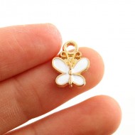 Alloy Metal Butterfly Charm