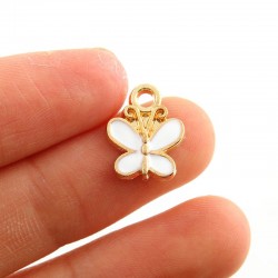 Alloy Metal Butterfly Charm