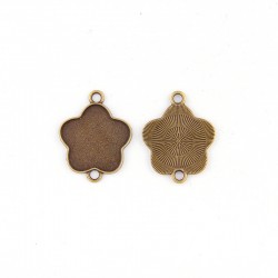 Flower Cabochon Tray Bezel