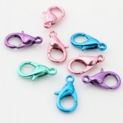 Mixed Plating Color Metal Lobster Buckle