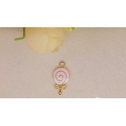 Alloy Enamel Lollipop Charm