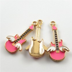 Colorful Musical Violin Enamel 