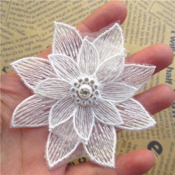 Flower with stone