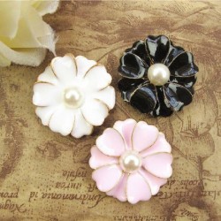 Camellia Flower  with Pearl 