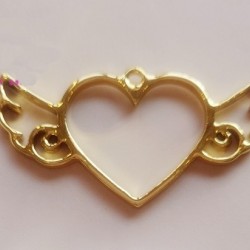 Heart wings bezel