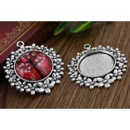 Flowers Style Cabochon Base