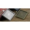 Antique Silver And Bronze Square Cabochon Base