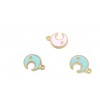 Enamel Moon charm