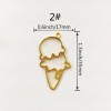 Ice cream shape Bezel Frame Pendant