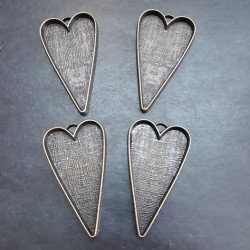 Vintage Charms Heart Pendant
