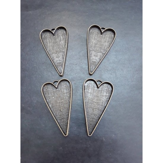 Vintage Charms Heart Pendant