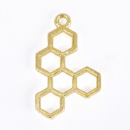 Gold alloy Hive Resin Setting 