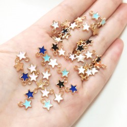 Enamel Star charm