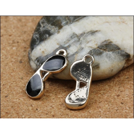 Enamel Alloy Gold-color Glares 