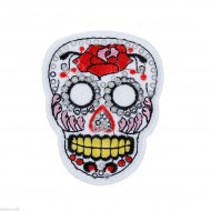 Skull Embroidered Patche