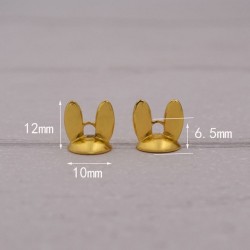 Bunny Ear beadcaps
