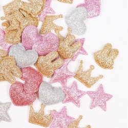 Glitter Patches Crown Rabbit Heart 
