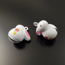 Cute White Rabbit Bell
