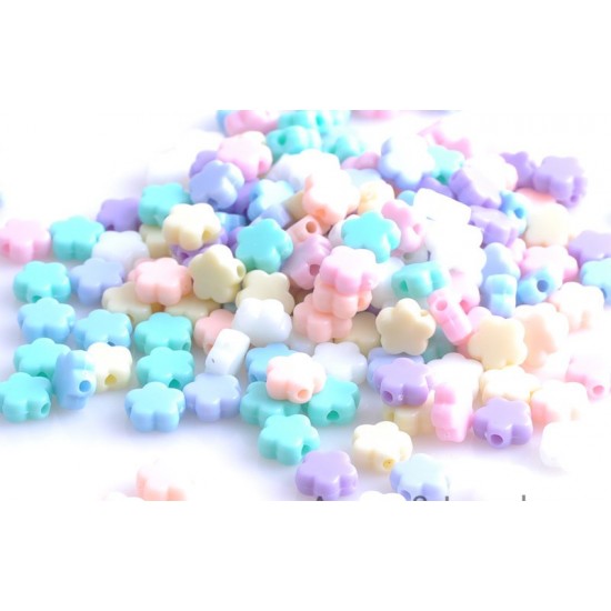 Acrylic flower Spacer Beads Acrylic flower Spacer Beads