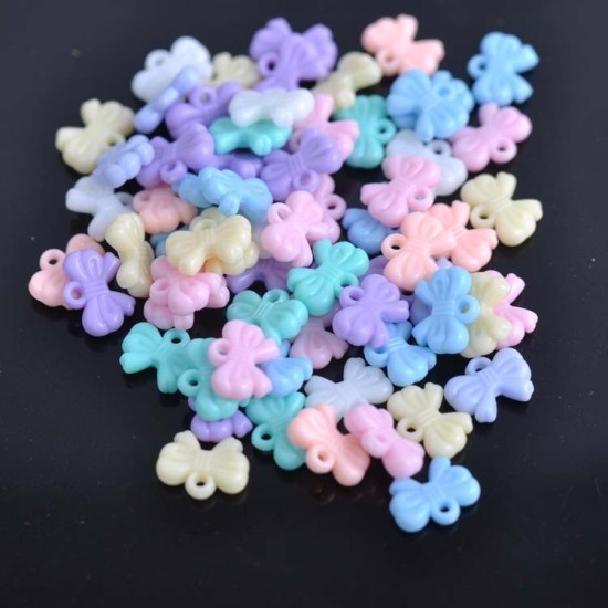 Acrylic bowknot beads Acrylic bowknot beads