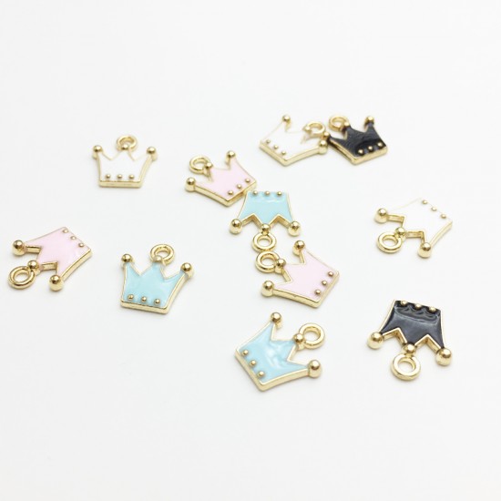 Enamel Crown Charm Enamel Crown Charm
