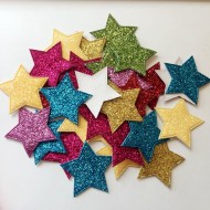 Glitter Star applique  