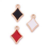Enamel Rhombus Charm