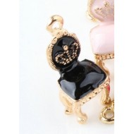 Golden And Black Alloy Chair