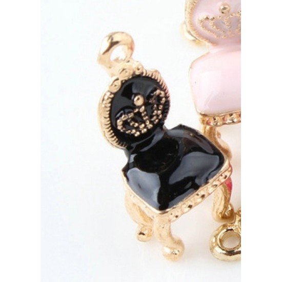 Golden And Black Alloy Chair Golden And Black Alloy Chair