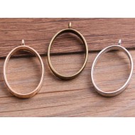 Oval Hollow Bezel 