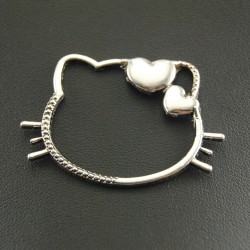 Bronze Hello Kitty Bezel Charm