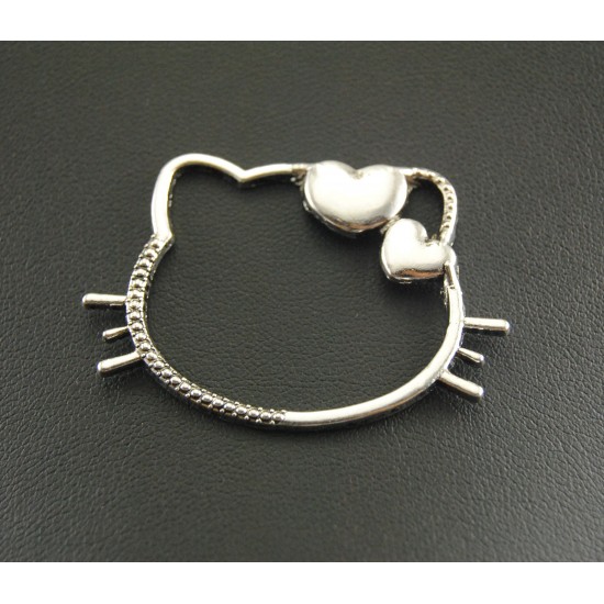 Bronze Hello Kitty Bezel Charm
