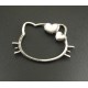 Bronze Hello Kitty Bezel Charm