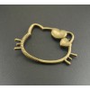 Bronze Hello Kitty Bezel Charm