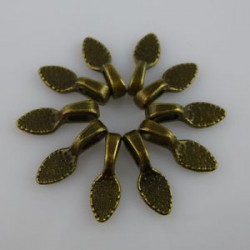 Oval Glue on Bails Setting Pendant 