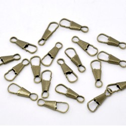 Bronze Tone Lobster Clasps 