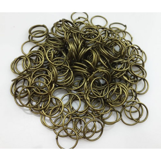 ANTIQUE BRASS OPEN JUMP RINGS - 4mm ANTIQUE BRASS OPEN JUMP RINGS - 4mm