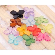 Acrylic butterfly bead