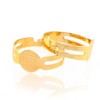 Gold Adjustable ring