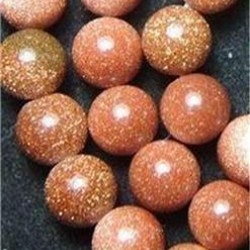 6mm Goldstone Round Gemstone beads