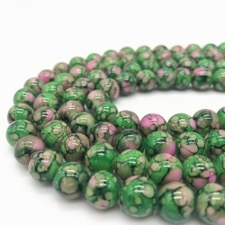 Green Glass bead