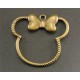 Metal Minnie Mouse Bezel Charm