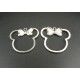 Metal Minnie Mouse Bezel Charm