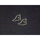 Alloy Wing Charms Thin Bezel