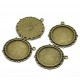 Round Cabochon Setting Pendants 