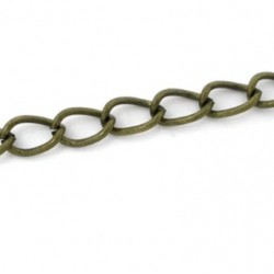 Bronze Tone Curb Chain