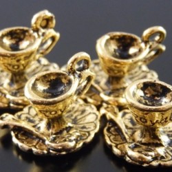 Mini Small Coffee Cup Charms