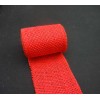 Red Burlap Ribbon