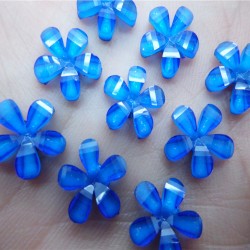 Royal Blue Bling flower