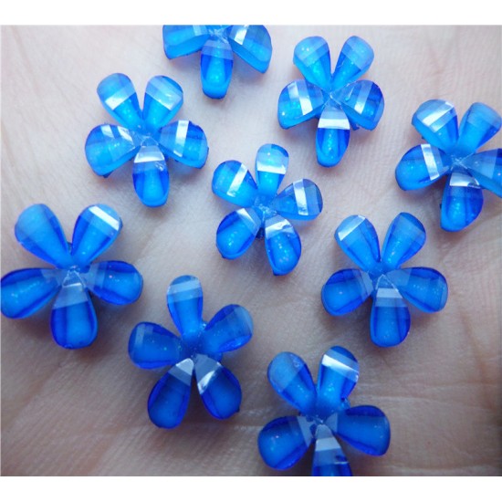 Royal Blue Bling flower
